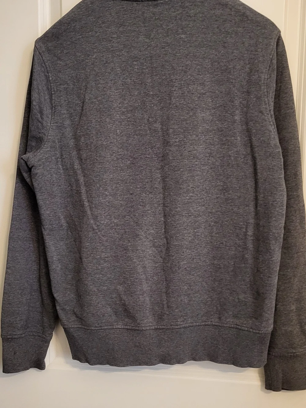 Michael Kors Men’s Zip-Up Sweater Pullover in Charcoal